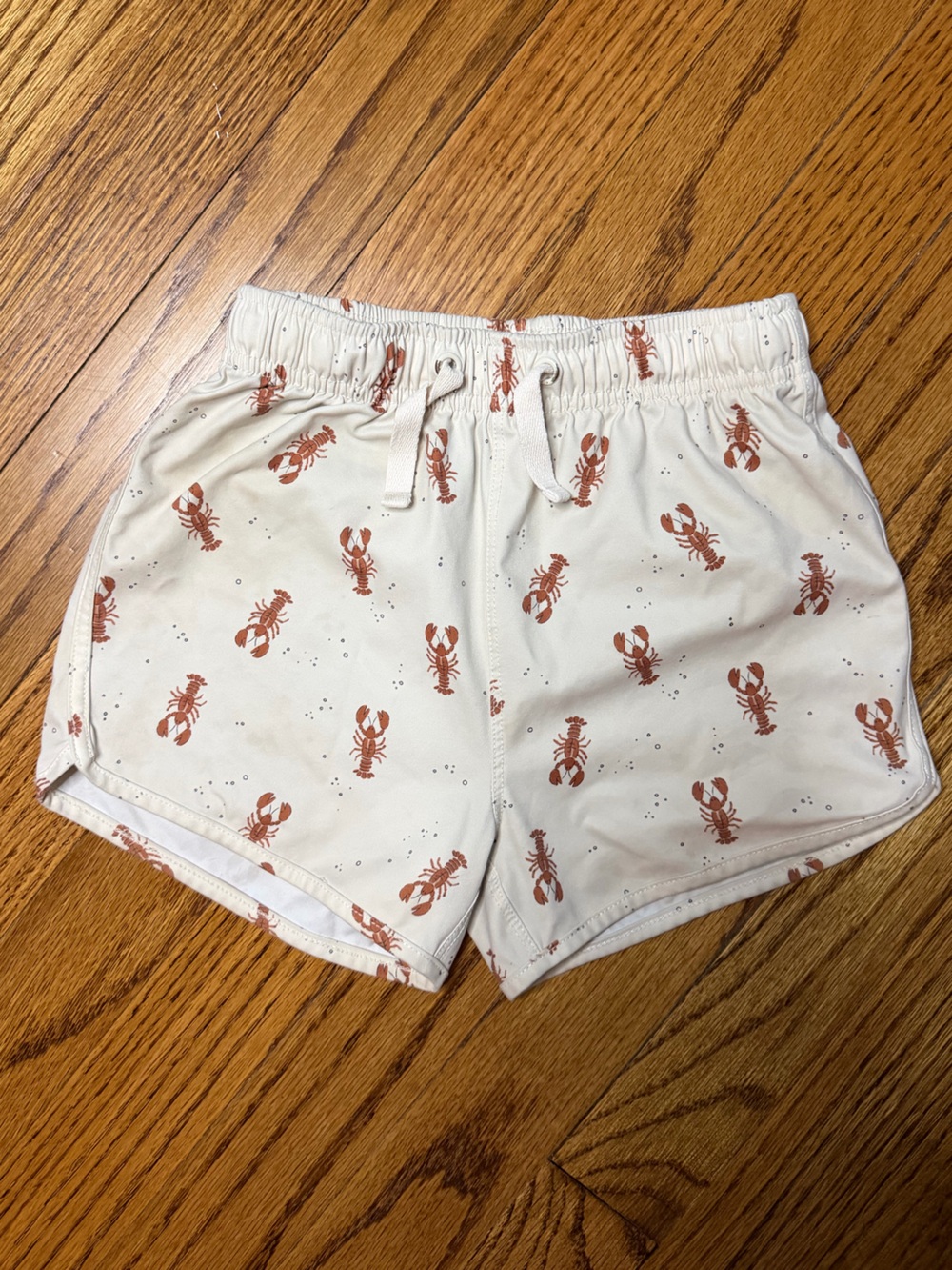 Boys Rylee + Cru swimwear Trunks, Lobsters. Size: 4-5Y
